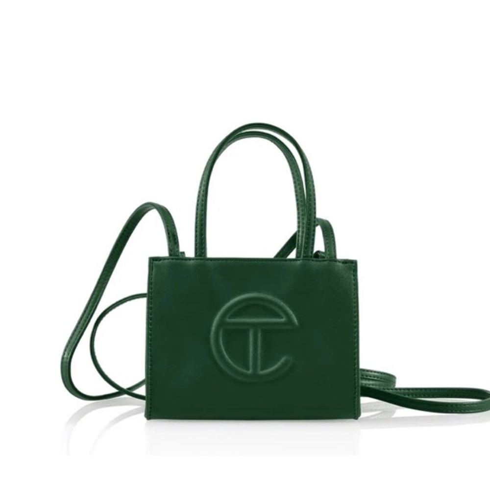 SMALL DARK OLIVE TELFAR BAG